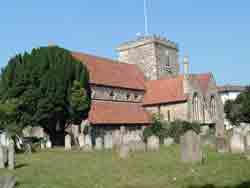 St Faith's Church from Homewell, Havant, facing North East